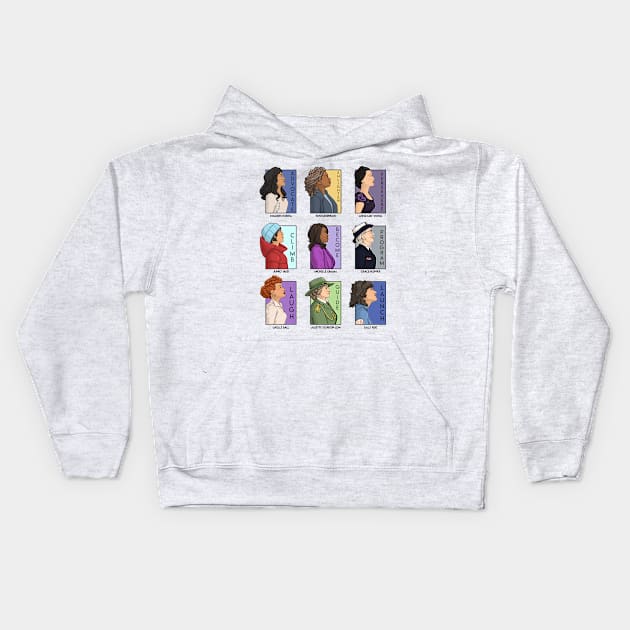 She Series - Real Women Version 4 Kids Hoodie by KHallion